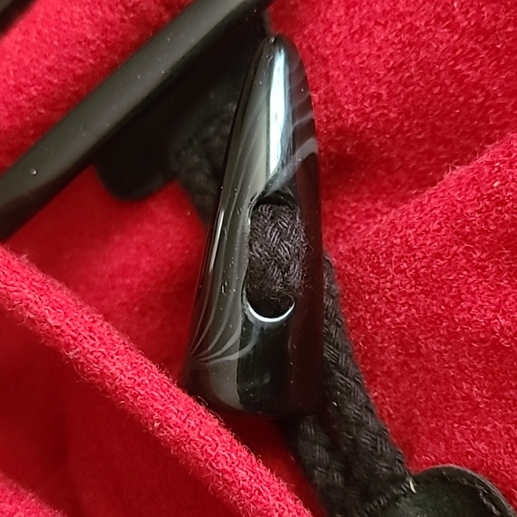 XXI Red Wool Blend Winter Coat With Toggles. -Size S - Picture 2 of 7